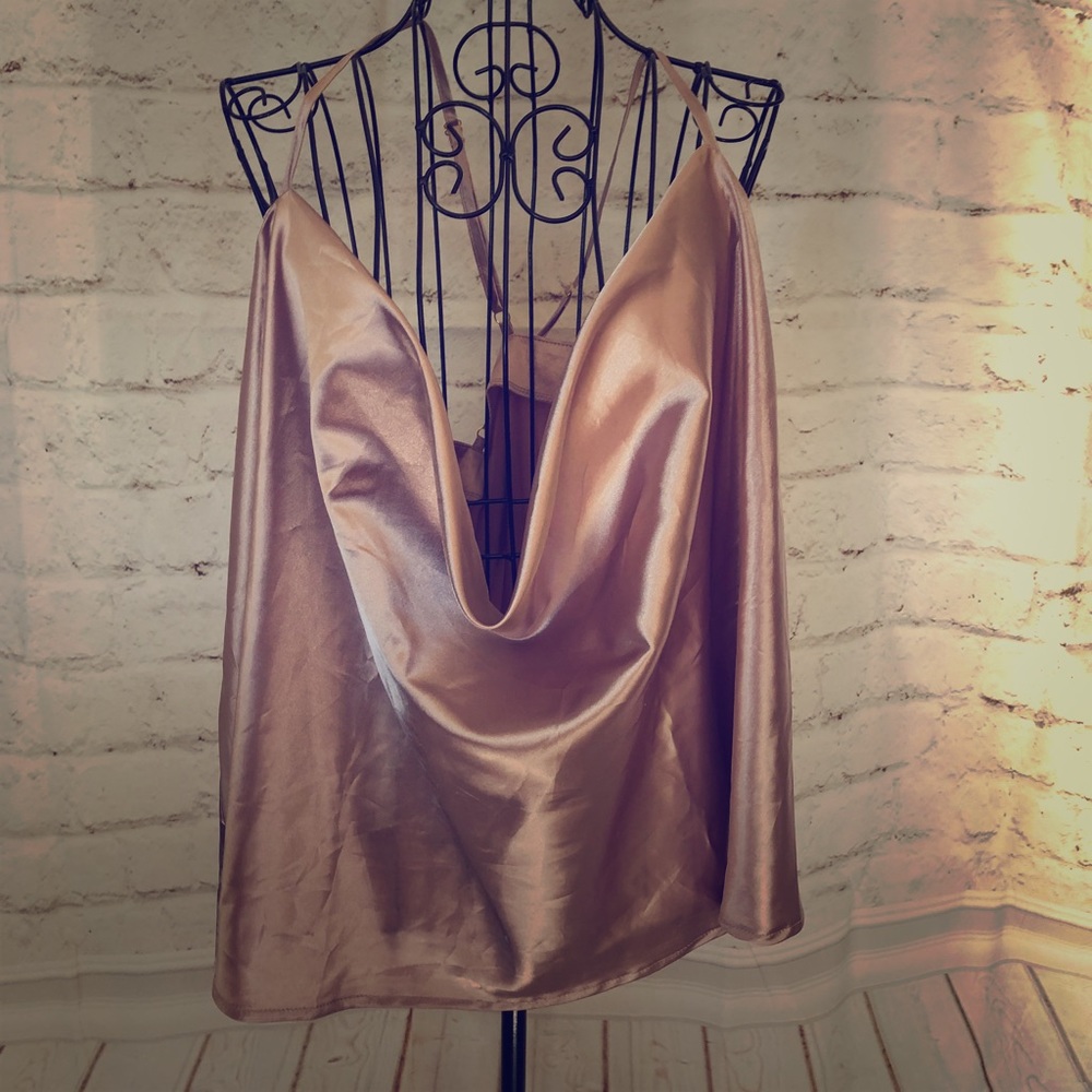 **Boohoo silk cami